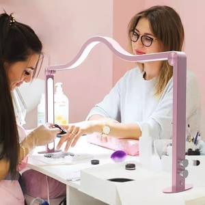 Lampe de table carrée pliable pour ongles, éclairage d'appoint pour soins des cils, lumière LED de bureau, fournitures de manucure de qualité supérieure pour salon - Product Image 3