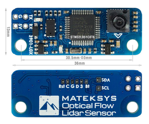 Capteur LIDAR à flux optique Mateksys Matek Systems 3901-L0X, module INAV, contrôleur de vol <span class=keywords><strong>F4</strong></span> F7 F405, drone de course longue portée - Product Image 4