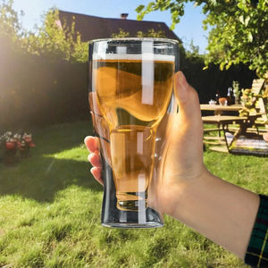 Guangzhou <span class=keywords><strong>Hefa</strong></span> 2024 taza de vidrio de doble pared Pub inglés Bar accesorios de cocina vasos de cerveza de doble vidrio duraderos - Product Image 6