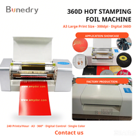 Machine de marquage à chaud automatique 360D, format d'impression A3, impression numérique 360D 300 dpi, machine de marquage à chaud pour feuilles