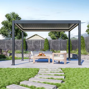 ศาลาทรงจั่วสำหรับตกแต่งลานบ้าน ขนาดใหญ่ แข็งแรง ทนทาน ขนาด 3x3 เมตร สำหรับใช้งานกลางแจ้ง พร้อมไฟ - Product Image 2