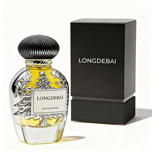 Botella de Perfume de Lujo Transparente con Logo Electrochapado, Vacía, de 30ml, 60ml, 100ml, con Pulverizador y Tapa de Goma - Product Image 3