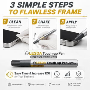 Stylo de retouche électrolytique de qualité OEM pour les cadres métalliques d'iPhone |   Solution professionnelle B2B pour une finition impeccable - Product Image 3