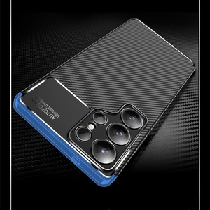 S25 siêu trường hợp 2025 Sản phẩm mới Bọ Cánh Cứng kết cấu sợi carbon chống sốc mềm <span class=keywords><strong>TPU</strong></span> điện thoại di động bìa cho <span class=keywords><strong>Samsung</strong></span> <span class=keywords><strong>Galaxy</strong></span> S25 siêu - Product Image 2