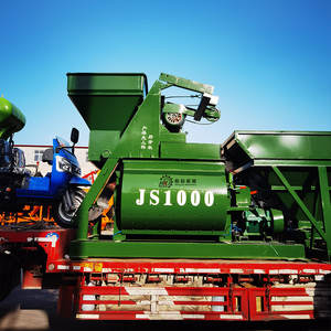 Jenis Drum mobil pencampuran tanaman teknik stasiun beton komersial, tanpa foundation stasiun beton mixer terintegrasi - Product Image 2