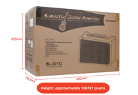 JOYO AC-40/AC-40S Gitar Akustik Elektrik Portabel Isi Ulang untuk Bermain dan Bernyanyi di Luar Ruangan