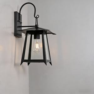 Modern Porch <b>Light</b> Waterproof <b>LED</b> Wall Mounted Garden <b>Light</b> Industrial Style Black Outdoor Wall <b>Light</b> Power - Product Image 6