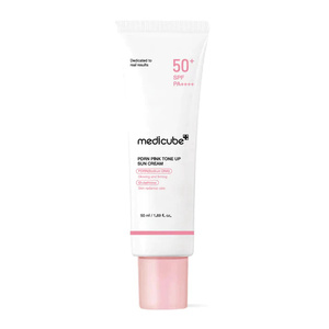 medicube PDRN Pink Tone up Sun <span class=keywords><strong>Cream</strong></span> SPF 50+ PA++++ 50ml Protetor Solar Iluminador Antienvelhecimento com Colágeno - Product Image 1
