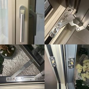 Fenêtre à battants en aluminium à rupture de pont thermique avec moustiquaire et serrure <span class=keywords><strong>antivol</strong></span> pour balcon et chambre à coucher. - Product Image 4