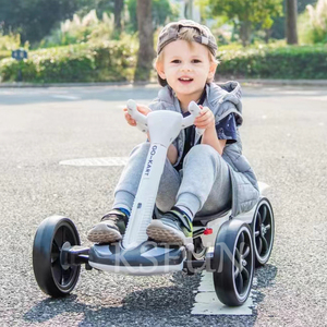 Go-Kart Elettrico Pieghevole Commerciale 12V 390W <span class=keywords><strong>per</strong></span> <span class=keywords><strong>Bambini</strong></span>, Auto Elettrica Cavalcabile con Telecomando e Luci - Product Image 3