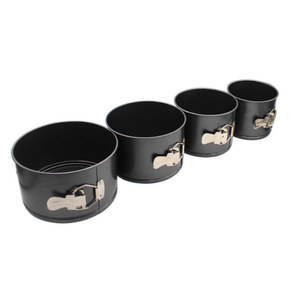 Juego de <span class=keywords><strong>moldes</strong></span> pequeños y altos <span class=keywords><strong>para</strong></span> tarta de queso, antiadherentes, a prueba de fugas, con base desmontable, <span class=keywords><strong>para</strong></span> hornear, 12cm/14cm/16cm/18cm/10.5cm - Product Image 1
