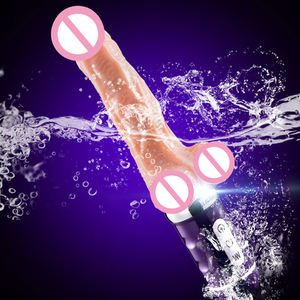 เครื่องนวดอัตโนมัติแบบสอดใส่ได้ คุณภาพสูง ขายดี พร้อมระบบทำความร้อนและระบบสั่น - ดีไซน์ซิลิโคน ABS สมจริงสำหรับผู้หญิง - Product Image 3