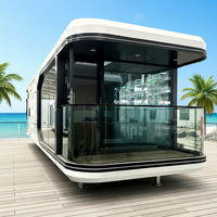 Casa Cápsula Prefabricada Rectangular Ecológica, Casa Contenedor Modular de Ensamblaje Rápido, Suministro Directo de Fábrica con Personalización