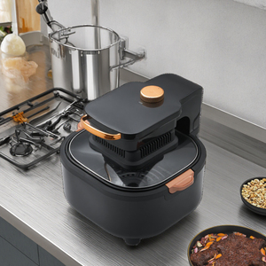 หม้อทอดไร้น้ำมัน6L พร้อมฝาแก้วใสและอเนกประสงค์สำหรับทอด<span class=keywords><strong>ปลา</strong></span>ทอดไก่<span class=keywords><strong>กรอบ</strong></span> - Product Image 2