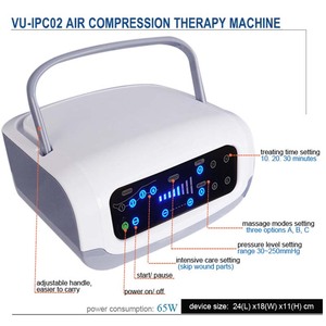 Newest Full Body Recovery Solutions 4-Chamber Air <strong>Compression</strong> Therapy Machine for Promote Muscle Relaxation and Faster Recovery - Product Image 3