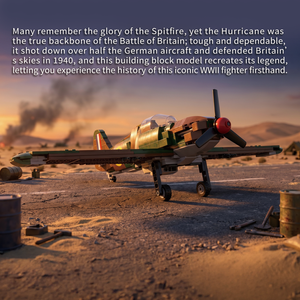 Nuevo Juguete de Bloques de Construcción Chinos de Plástico de Piezas Pequeñas, Kit de Ensamblaje de Avión de 40 Piezas para Niños, 66013 Hurricane - Product Image 2