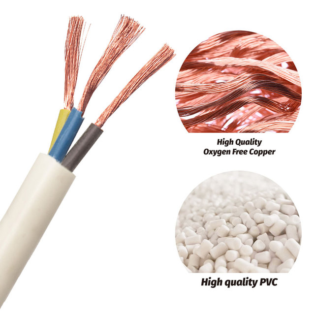 100 Yards 4 3 2 Core 2.5mm2 1.5mm2 4mm2 Copper CCA Power Industrial Flexible RVV Cable