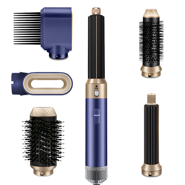 6 in 1 Hair Air Styler With Auto Curling Wands Multi-use Hair Blow Dryer Brush Set Styling Tools Hair Styler Hot Brushes