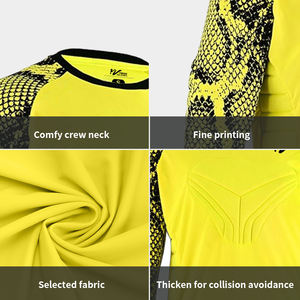 Maglia da Calcio Imbottita a Maniche Lunghe 2025 per Uomini, Giovani e Bambini, Maglia da Portiere con Imbottiture, Set da Portiere - Product Image 3