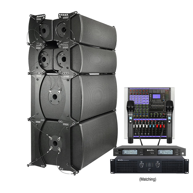 Custom Neodymium Metal Line Array Speaker PA System Professional Audio for Stage Performance Sound Column