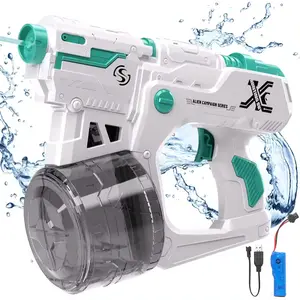 Summer Outdoor Electric Water Gun Distance Automatic Shooting Toy Gun For Kids