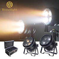 Projecteur COB étanche IP65, 4x50W LED, zoom, éclairage de scène, lumière de lavage pour concerts et festivals en extérieur