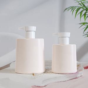 Botella de plástico desinfectante de manos cosméticos personalizados para el hogar botella de champú limpiador Facial blanco botella de bomba de loción - Product Image 6