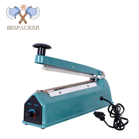 Scelleuse à impulsions pour sacs en plastique Bespacker PFS-200, scelleuse manuelle semi-automatique portable