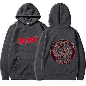 Felpe con Cappuccio Oversize Unisex in Cotone e Poliestere con Logo Personalizzato, Stampa Grafica RAW Backwoods Cookie, Streetwear per Ragazzi e Uomini - Product Image 6