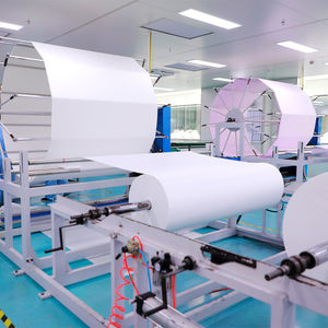 Rouleau de <span class=keywords><strong>tissu</strong></span> non tissé Spunlace en viscose, polyester, coton, bambou, fibre de lyocell, personnalisable en poids et en matière - Product Image 5