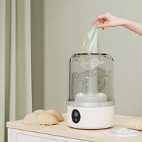 Mini ménage électrique unique baignoire Machine à laver Portable petit plastique pour tasse sous-vêtements chaussettes USB alimenté vêtements lavage