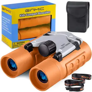 8 x 21 Real Optics Mini Compact Kids Binoculars with Neck Strap - Waterproof Children's Binoculars for Spy