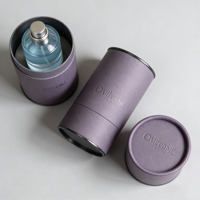 Boîte cylindrique de luxe GoTop, surface mate élégante, doublure douce, emballage exquis pour parfums, cosmétiques, cadeaux