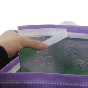 Sacs d'isolation en aluminium non tissé réutilisables, imperméables et résistants à l'huile, pour la restauration, le stockage des aliments, les sacs à emporter - Product Image 5