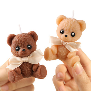 Girly Style Simulation Teddy Bear Aroma <b>Candle</b> Cute Bear Scent <b>Candle</b> Premium Fragrance Ornament Holiday Souvenir <b>Gift</b> - Product Image 4