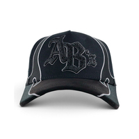 Casquette de baseball de luxe Shifu Dragon Chinois avec broderie 3D, strass, patch en cuir flamme, épingle métallique, imprimé sur satin, daim et coton