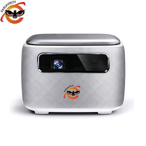 EASUNTECH V8 WiFi recargable cine al aire libre Cine en Casa LED inteligente <span class=keywords><strong>Android</strong></span> portátil 3D 4K mini proyectores DLP con batería - Product Image 1