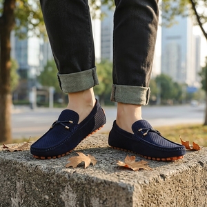 Scarpe Estive da Uomo Traspiranti in Pelle, Mocassini Classici Comodi per la Guida, Scarpe in Pelle all'Ingrosso - Product Image 3