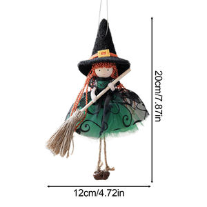 Decoración <span class=keywords><strong>de</strong></span> Bruja, Adorno <span class=keywords><strong>de</strong></span> Halloween con Temática <span class=keywords><strong>de</strong></span> Bruja, Decoraciones Colgantes <span class=keywords><strong>de</strong></span> Bruja Espeluznantes para Jardín, Decoración Espeluznante para Casa Encantada - Product Image 5