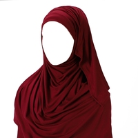 Maillot musulman tendance Hijab instantané Casquette en satin Écharpe extensible Turban Sous-écharpe Bonnet Bandeau à bretelles Écharpe intérieure islamique pour chapeau