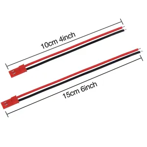 Connettore JST 20 AWG a 2 Pin Maschio e Femmina con Cavo per Strisce LED, Giocattoli RC, Batterie - Product Image 5