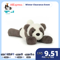 Jelly Cat Royaume-Uni Smudge Rabbit Monkey Elephant Peluches Confortables pour Adolescents, Jouets en Peluche Ultra-Doux en Coton PP
