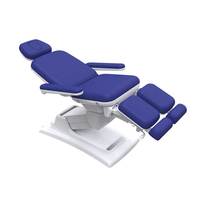 Mt Starlet-Lit de spa électrique de luxe à 3 moteurs, personnalisé d'usine, noir, 76cm, 81cm, table de massage avec dossier