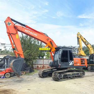 Excavadora de cadenas HITACHI ZX200 usada con motor confiable de 125 KW y cucharón de 0.8m³ Piezas hidráulicas originales Construcción de carreteras - Product Image 3