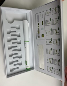 Eco Friendly Art Paper Rigid Gift <b>Box</b> for Dosing <b>Pen</b> and Needle Set Anti Scratch Surface Detachable Inner Holder - Product Image 2
