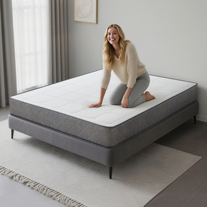 전문 사용자 정의 크기 니트 원단 소프트 메모리 폼 하이브리드 매트리스 친환경 병원 학교 공원용 - Product Image 1