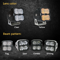 Luces Antiniebla LED de Alta Luminosidad para Parachoques de Carretera, 4x4, Luz Blanca Fría, Aluminio de Aviación de Alta Calidad, Haz Combinado, para Camiones, Acero Inoxidable