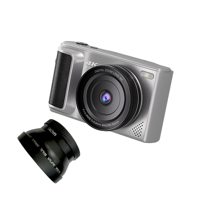 1080p HD DSLR Camera for Teenagers and Students 2.83\" IPS Screen 1500mAh IMX 179 Lens 16X Zoom MP4 Support 128Gb TF Card