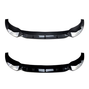 Alerón Delantero para BMW X3 G01 X4 G02, Paquete M 2018-21, Acabado Mate con Textura de Fibra de Carbono Negro Piano, Piezas de Modificación para las Esquinas del Parachoques Delantero - Product Image 3
