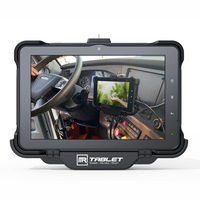 Tablette PC industrielle robuste pour véhicule de 10,1 pouces, système de caméra AHD 4 canaux, système d'assistance à la conduite ADAS DMS en option, détection des angles morts